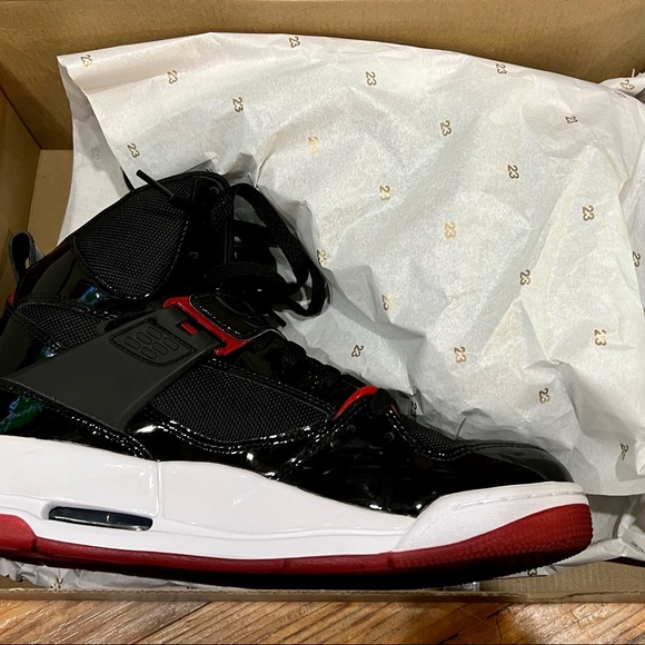 Mens Jordan Flight 45 High Basketball Shoes - Picture 4 of 6